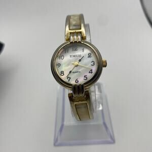 Elegant Rumours 4914 Silver Tone Mother-of-Pearl Quartz Watch